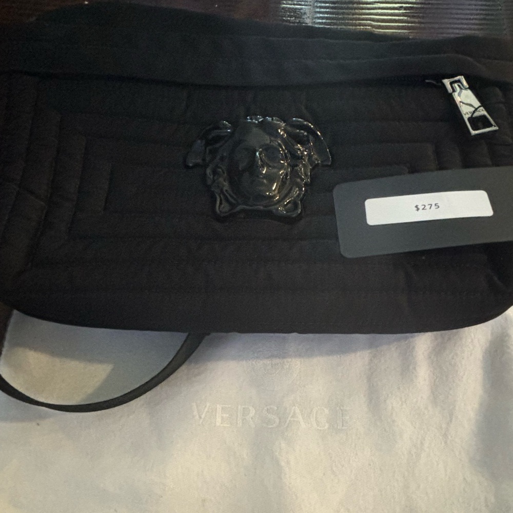 Versace bum bag. Never used. Black